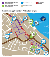 Greenock Parking zones